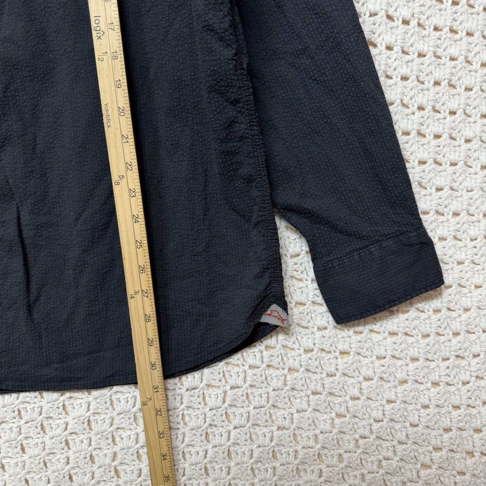 Tommy Bahama Shirt Mens Sz XL Black Striped Long Sleeve Button Up - Picture 5 of 9